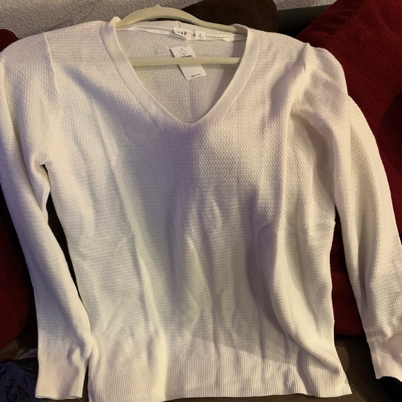 True Soft Textured V-Neck Tunic Sweater - Picture 1 of 3